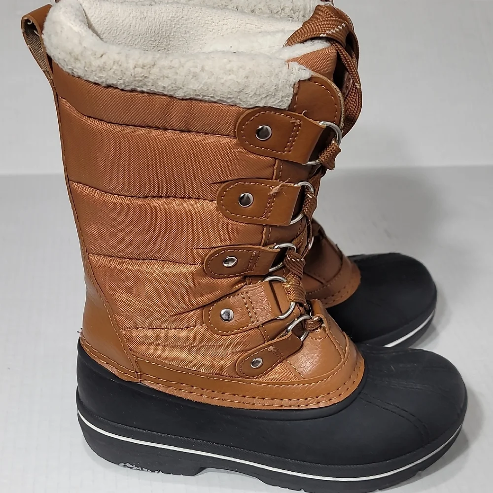 DSG Kids Winter Boots - Brown and Black